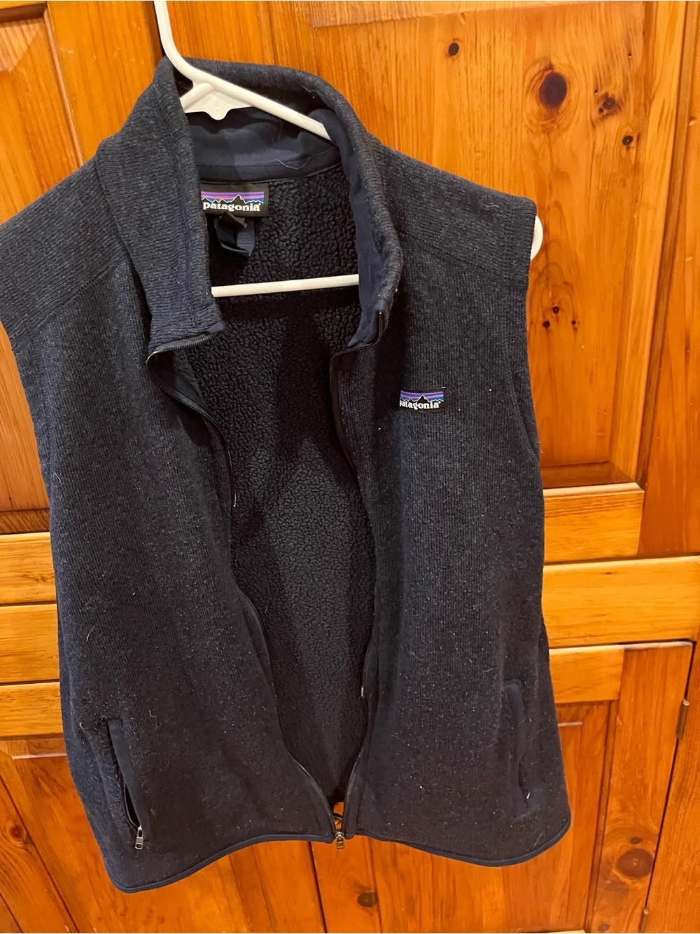 Patagonia ladies blue Fleece Vest - Classic Sleeveless Layer